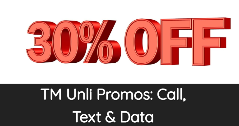 TM Unli Promos: Call, Text & Data