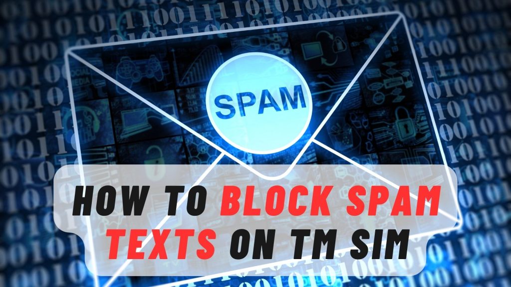 Spam text block banner