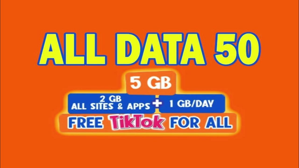 All data 50 package for tnt promo